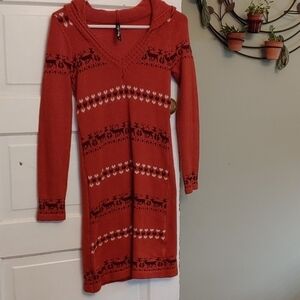 White Mark Couture Collection Fall Sweater Dress Size S